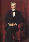 William Merritt Chase Old man oil painting artist